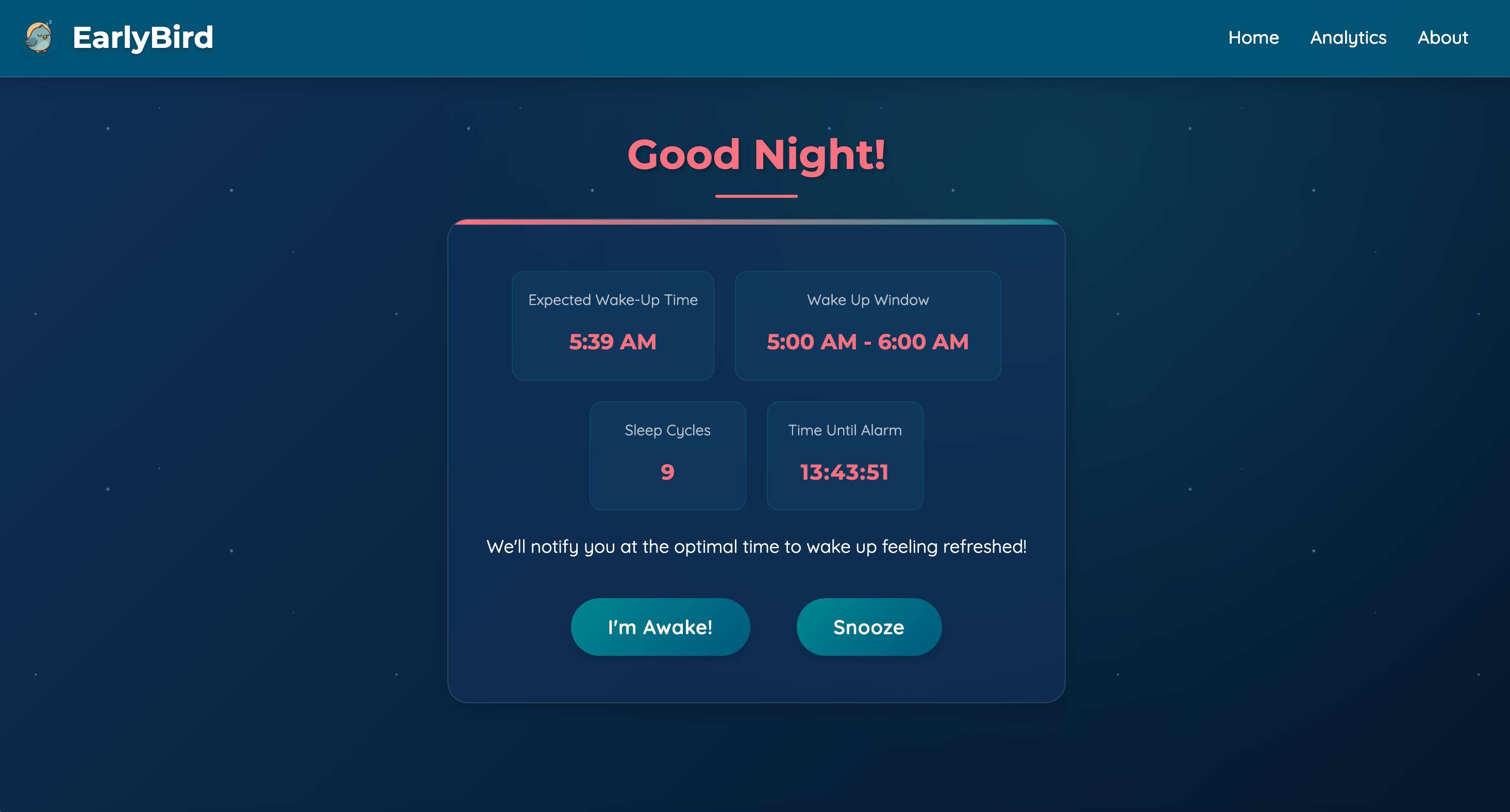 EEG Alarm Optimizer App image 2