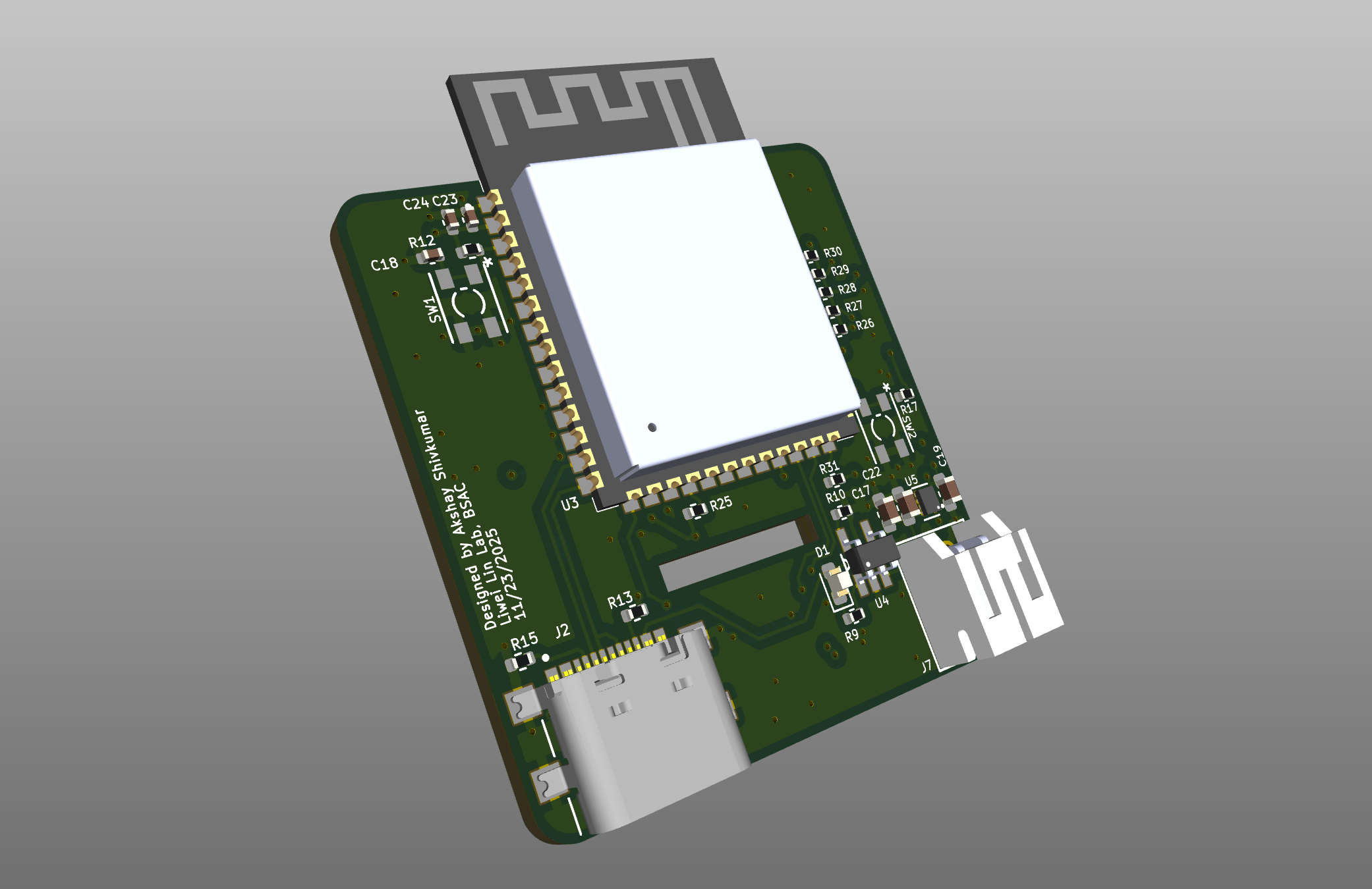 SweatScope: 2-Electrode Biochemical Sensing Board